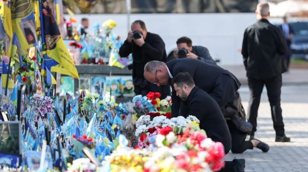 News Photo 1 - Germany - Otta Nottathil - Drone_Attack_during_Merz_visit_Russia_strikes_Kyiv_bridge_amid_Chancellor_trip